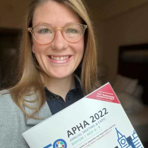 Ellie Smith at APHA conference